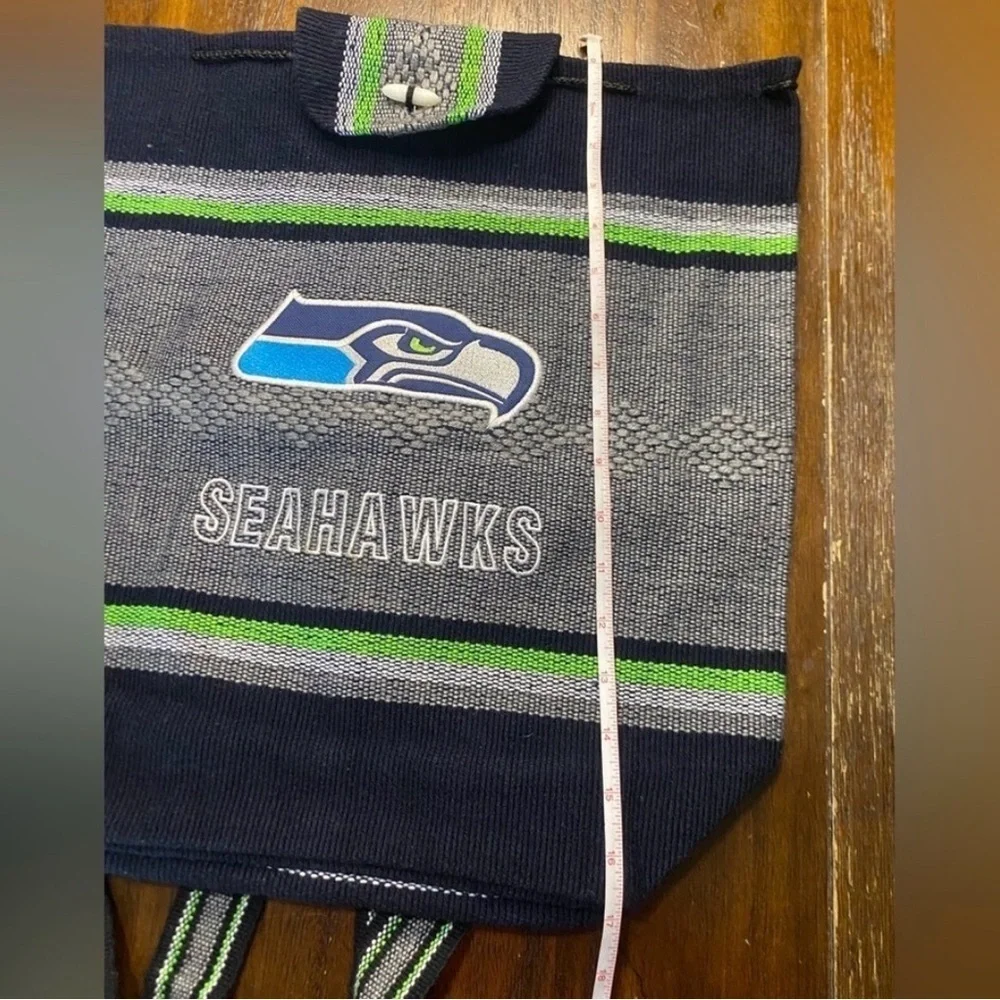 Seahawks Navy and Gray Backpack